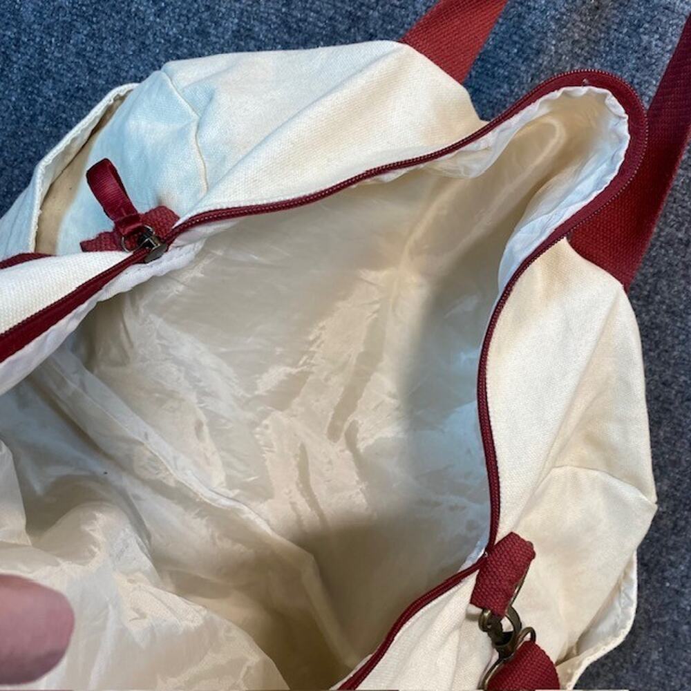 Taylor Swift Canvas Duffle Bag Red Taylors Versio… - image 6